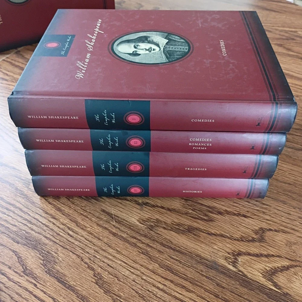 William Shakespeare The Complete Works, Tess Press 4 Vol Box Set 2006- Very Good